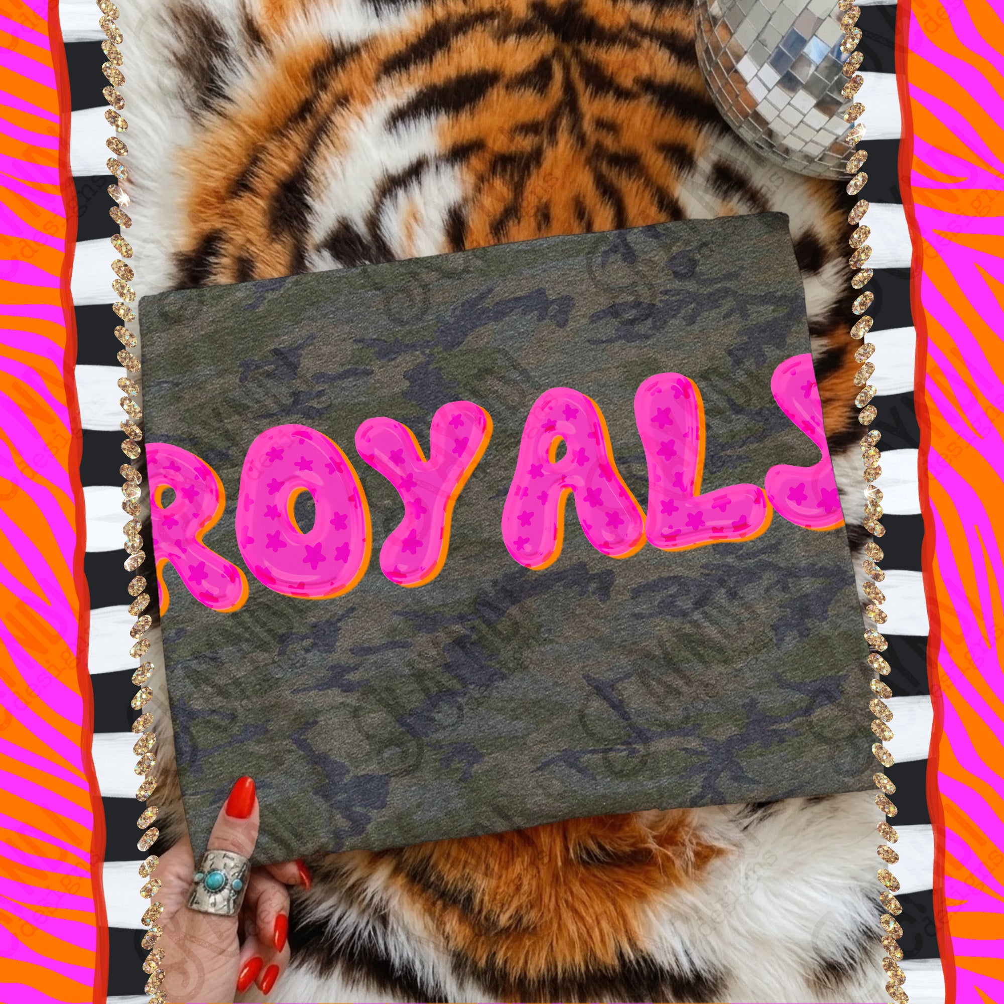 Bubble Stars Mascots Royals mockup