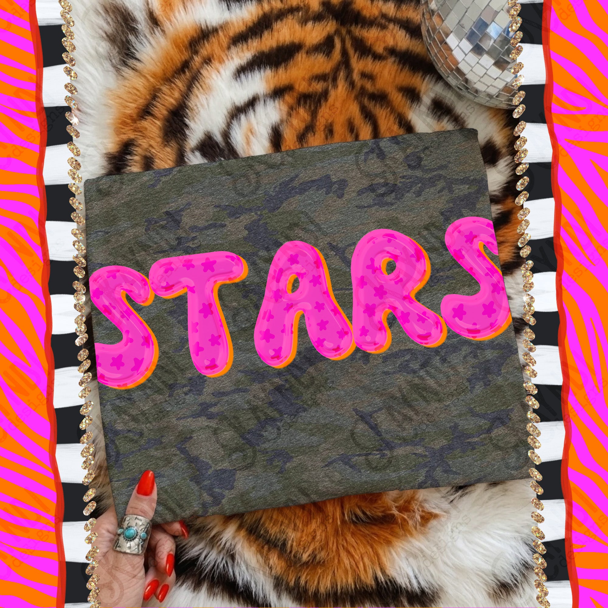 Bubble Stars Mascots Stars mockup