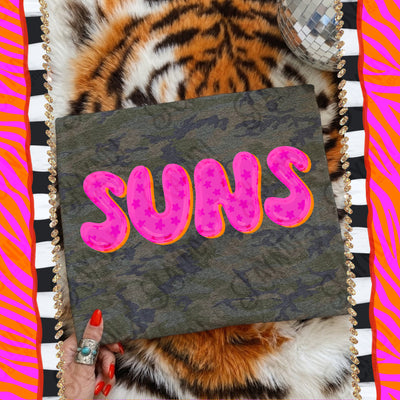 Bubble Stars Mascots Suns mockup