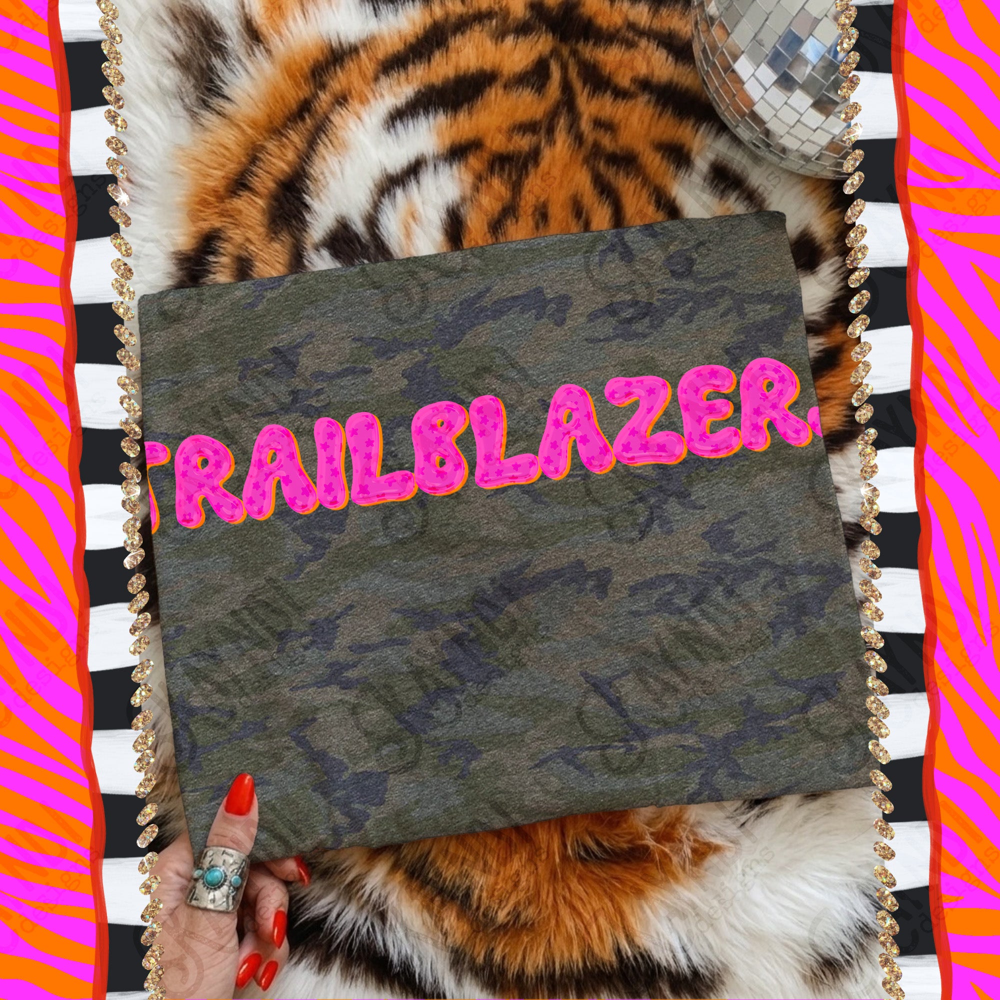 Bubble Stars Mascots Trailblazers mockup