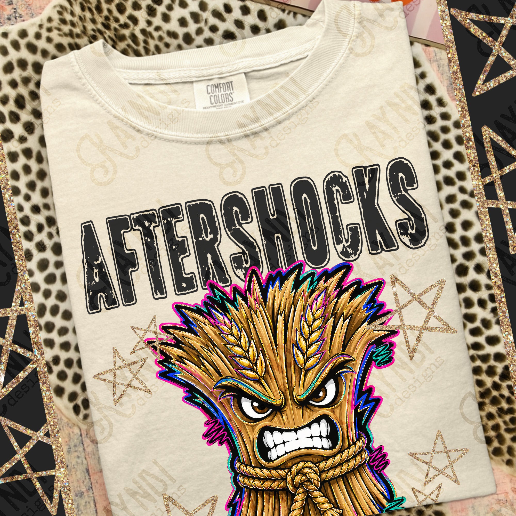 Grunge Varsity Aftershocks mockup