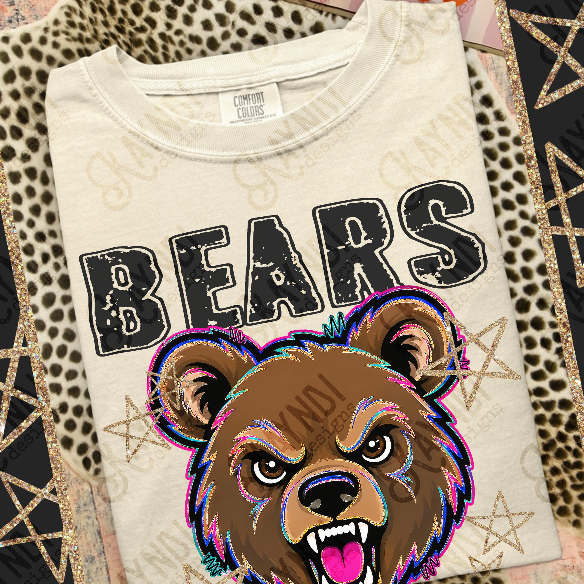 Grunge Varsity Bears 2 mockup