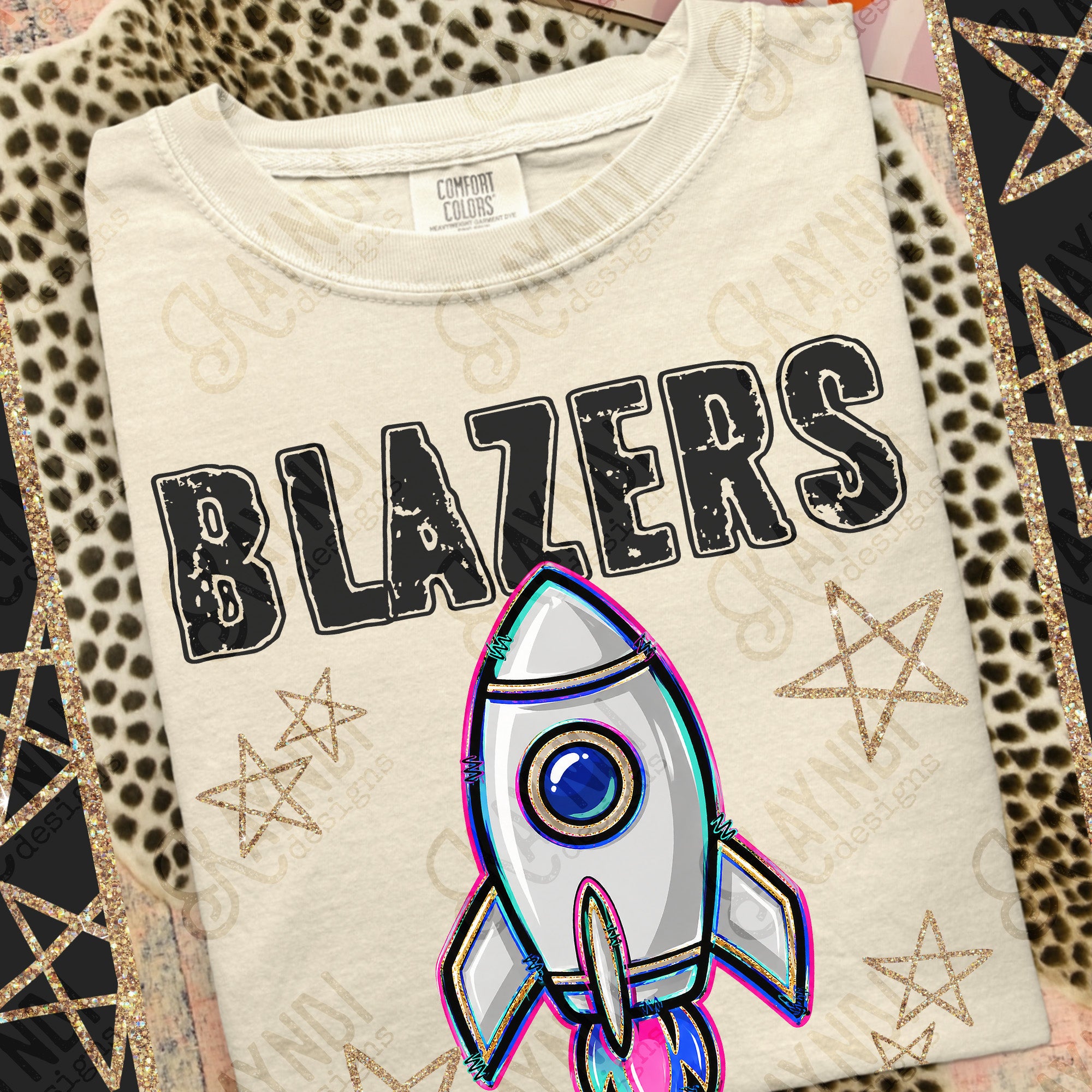 Grunge Varsity Blazers mockup