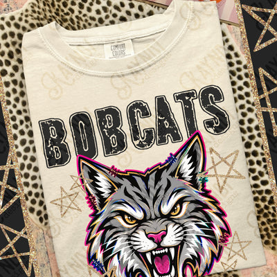Grunge Varsity Bobcats 2 mockup