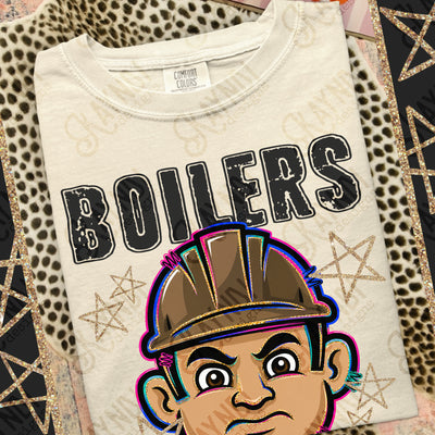 Grunge Varsity Boilers mockup