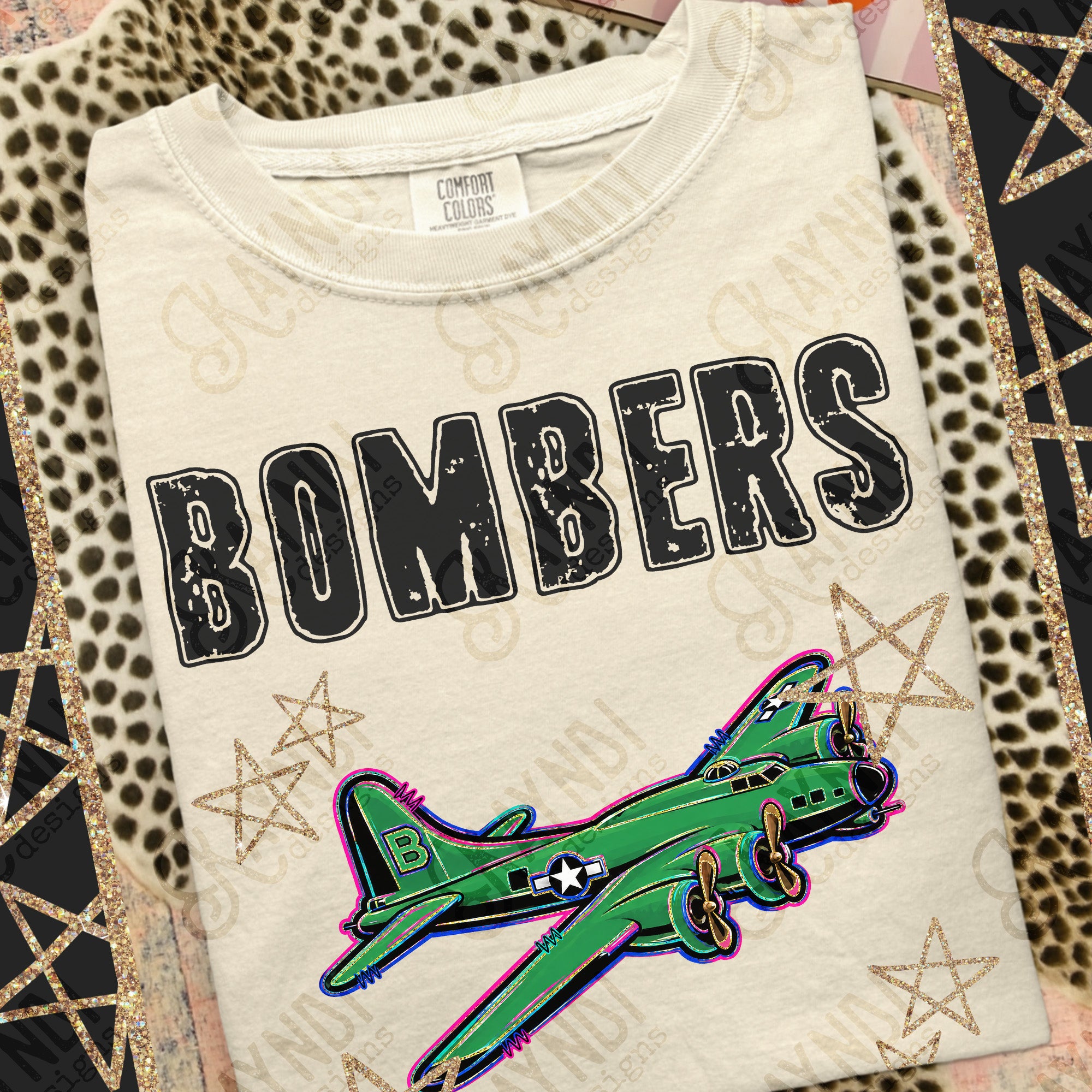 Grunge Varsity Bombers mockup