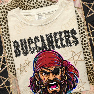 Grunge Varsity Buccaneers 2 mockup
