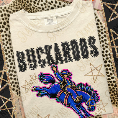 Grunge Varsity Buckaroos 3 mockup