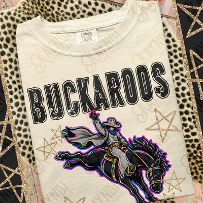 Grunge Varsity Buckaroos 4 mockup