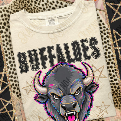 Grunge Varsity Buffaloes 2 mockup