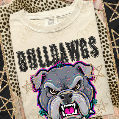 Grunge Varsity Bulldawgs 7 mockup
