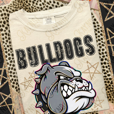 Grunge Varsity Bulldogs 2 mockup