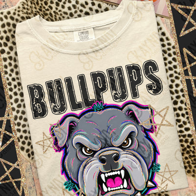 Grunge Varsity Bullpups 2 mockup