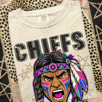 Grunge Varsity Chiefs 2 mockup