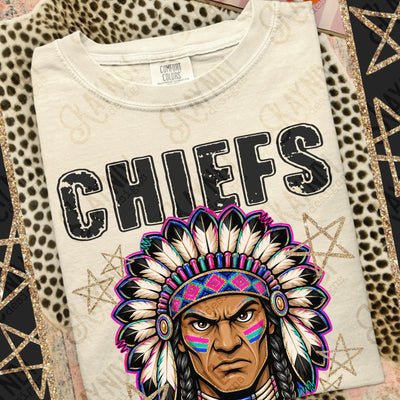 Grunge Varsity Chiefs 3 mockup