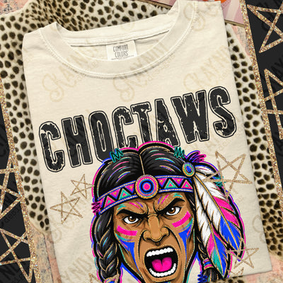 Grunge Varsity Choctaws 2 mockup