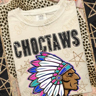 Grunge Varsity Choctaws 3 mockup