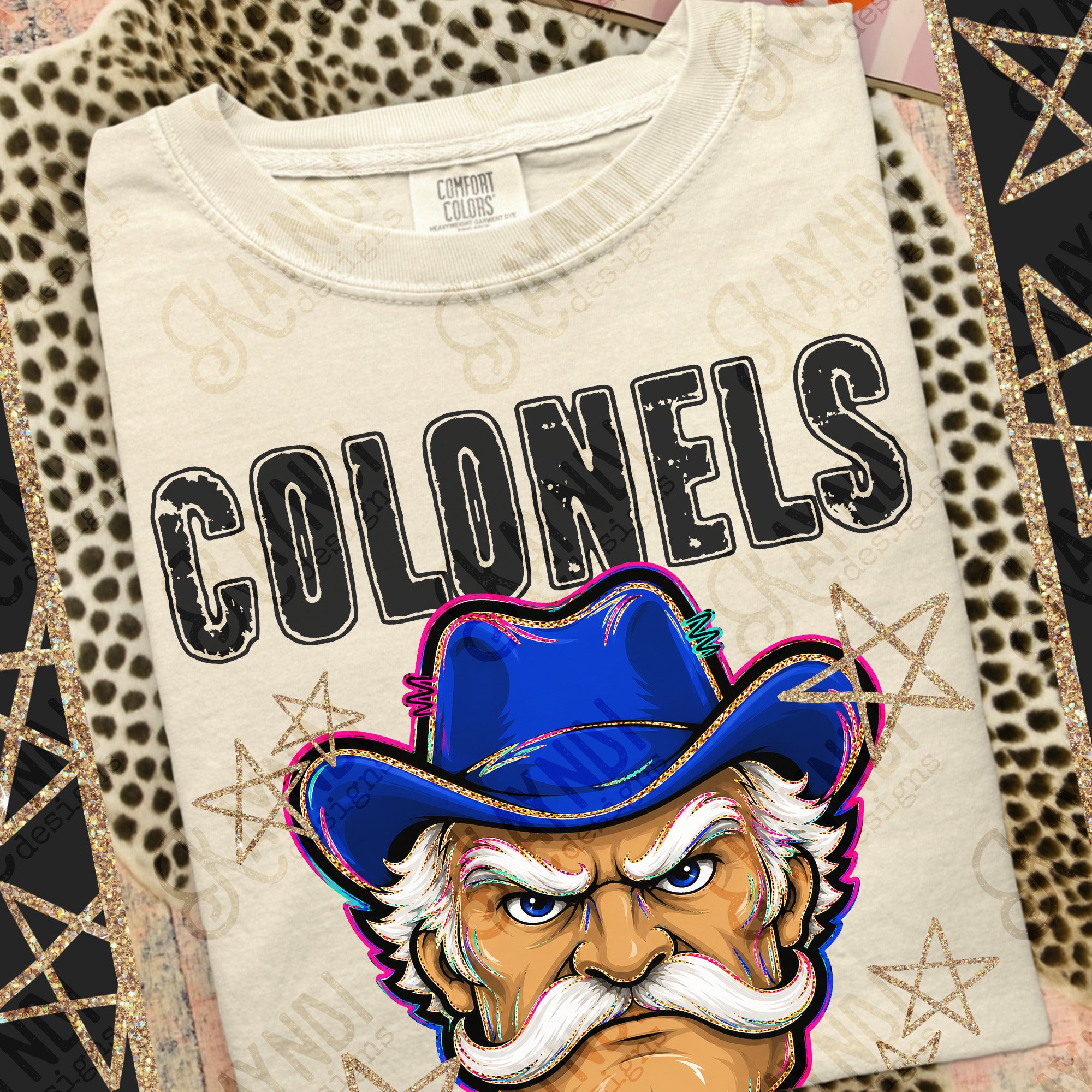 Grunge Varsity Colonels 2 mockup
