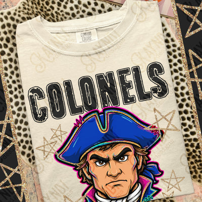 Grunge Varsity Colonels 3 mockup