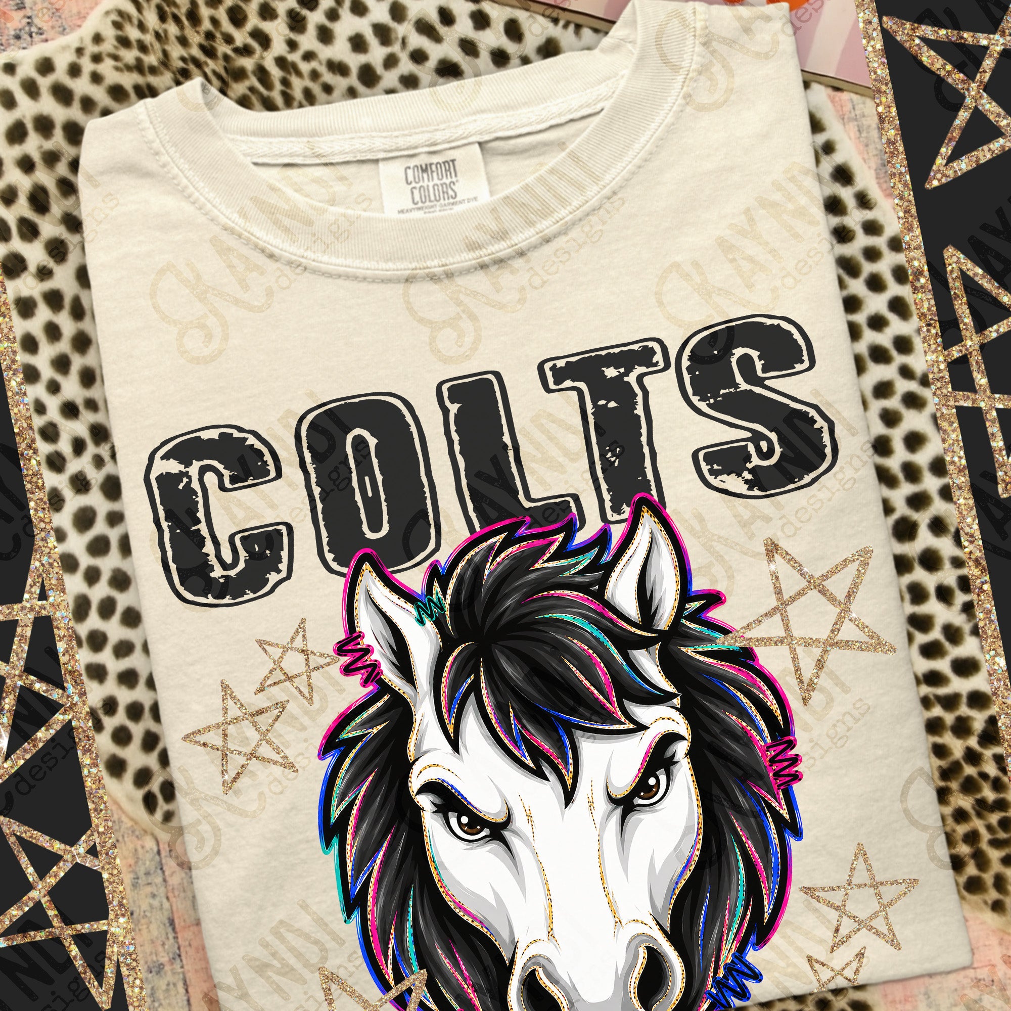 Grunge Varsity Colts 2 mockup