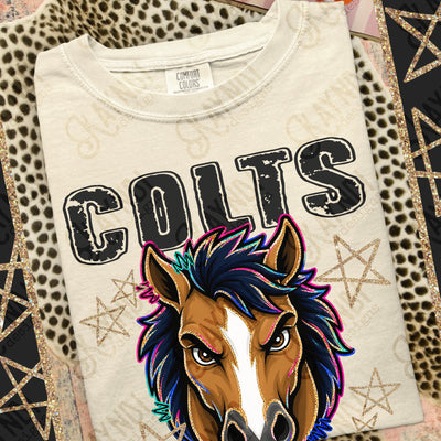 Grunge Varsity Colts 4 mockup