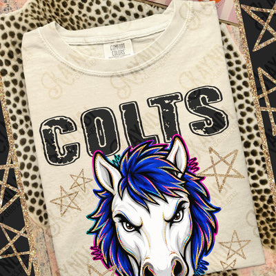 Grunge Varsity Colts 6 mockup
