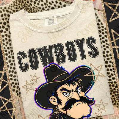 Grunge Varsity Cowboys 4 mockup