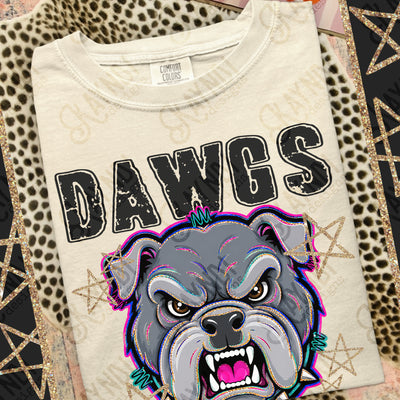 Grunge Varsity Dawgs 4 mockup