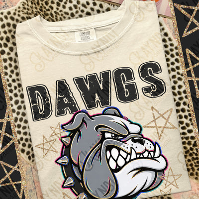 Grunge Varsity Dawgs 5 mockup