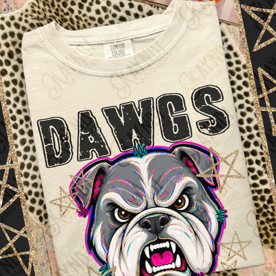 Grunge Varsity Dawgs 6 mockup