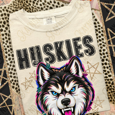 Grunge Varsity Huskies 2 mockup