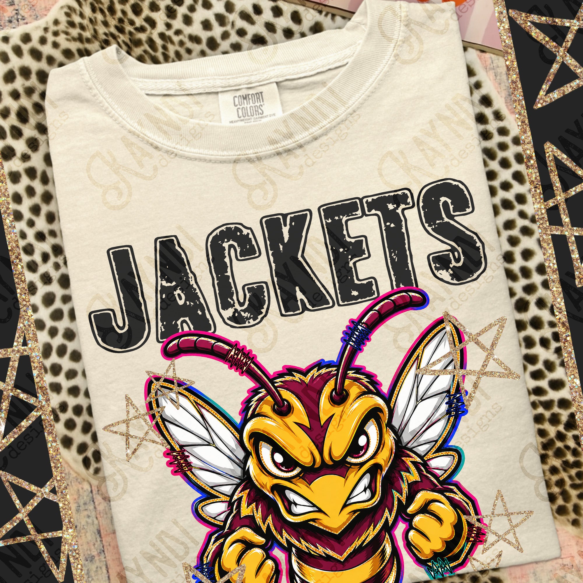 Grunge Varsity Jackets mockup
