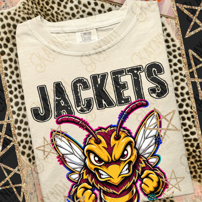 Grunge Varsity Jackets mockup