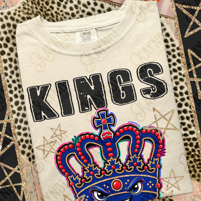 Grunge Varsity Kings mockup