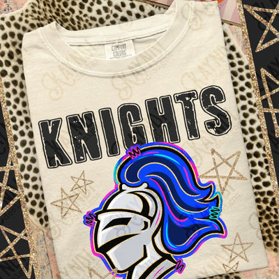 Grunge Varsity Knights 2 mockup