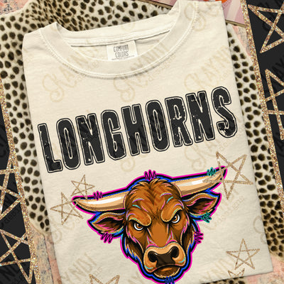 Grunge Varsity Longhorns 2 mockup