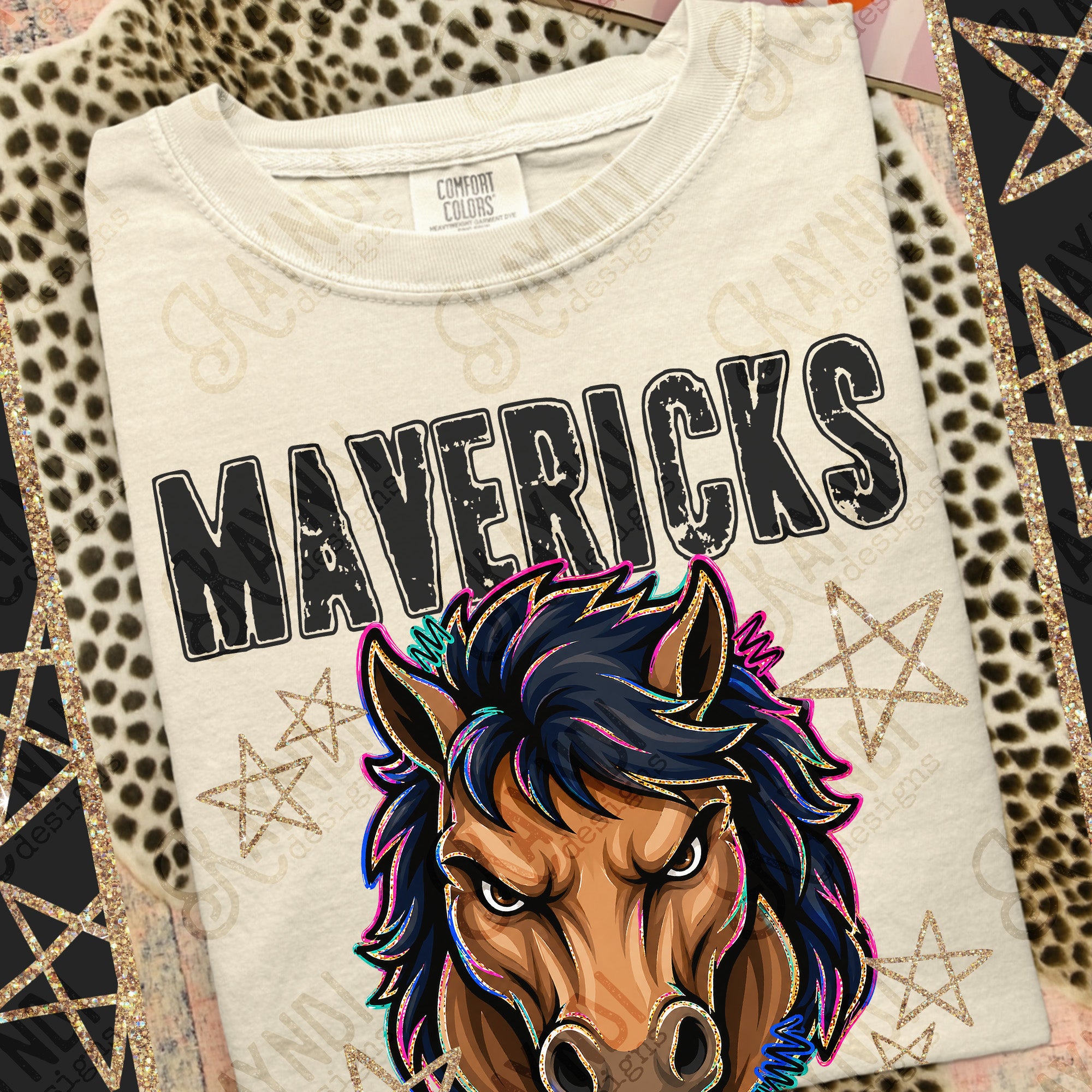 Grunge Varsity Mavericks 3 mockup