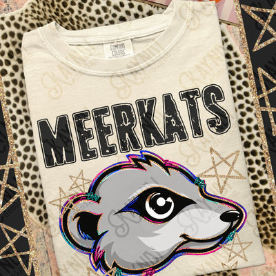 Grunge Varsity Meerkats mockup