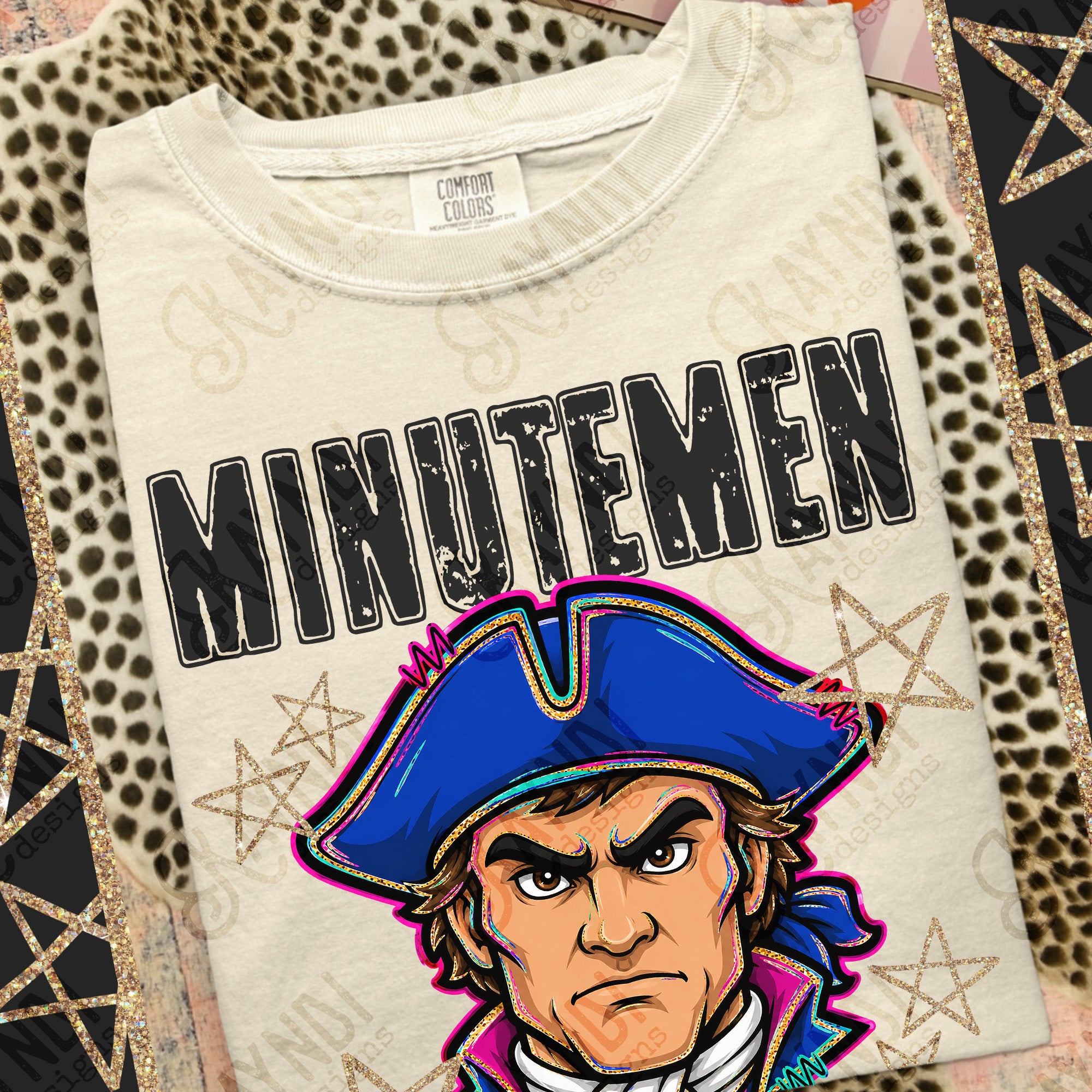 Grunge Varsity Minutemen 4 mockup