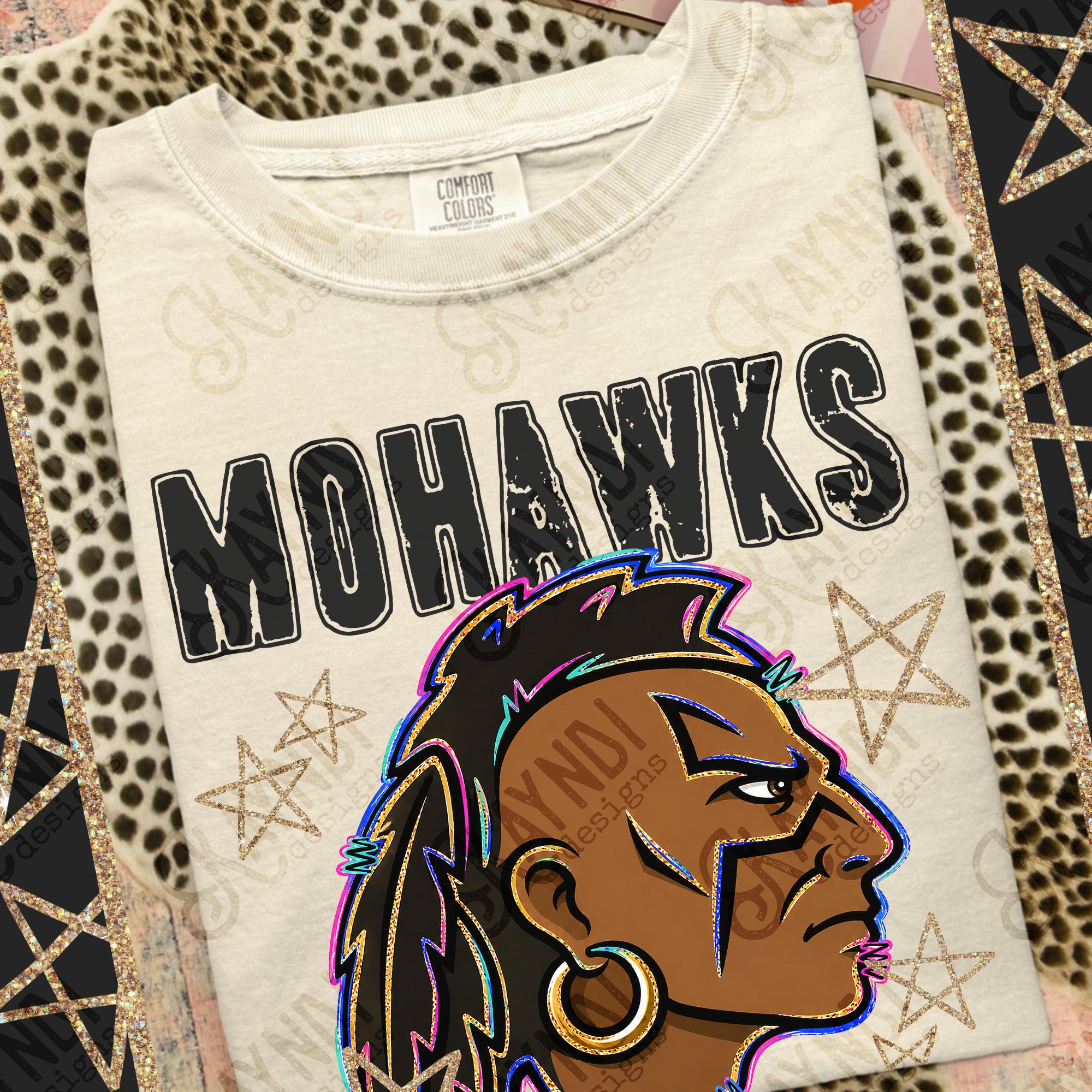 Grunge Varsity Mohawks mockup