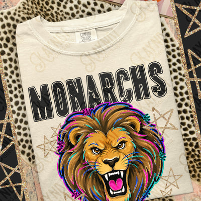 Grunge Varsity Monarchs 2 mockup