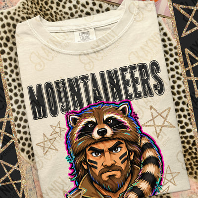 Grunge Varsity Mountaineers mockup