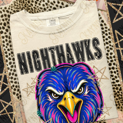 Grunge Varsity Nighthawks 3 mockup