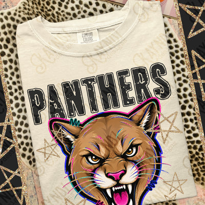 Grunge Varsity Panthers 2 mockup