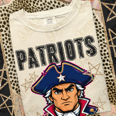 Grunge Varsity Patriots 2 mockup