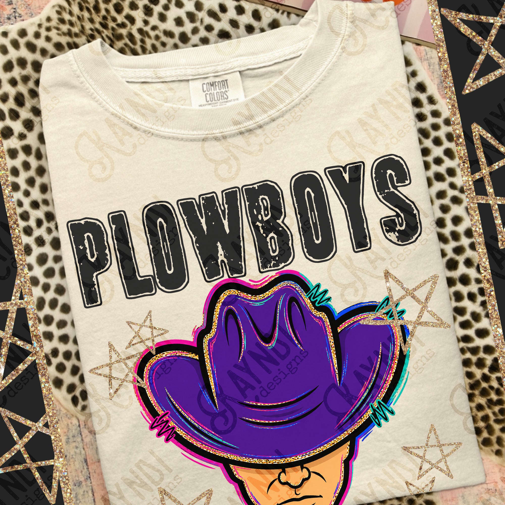 Grunge Varsity Plowboys mockup
