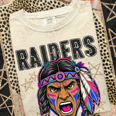 Grunge Varsity Raiders 3 mockup