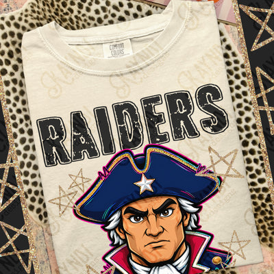 Grunge Varsity Raiders 4 mockup
