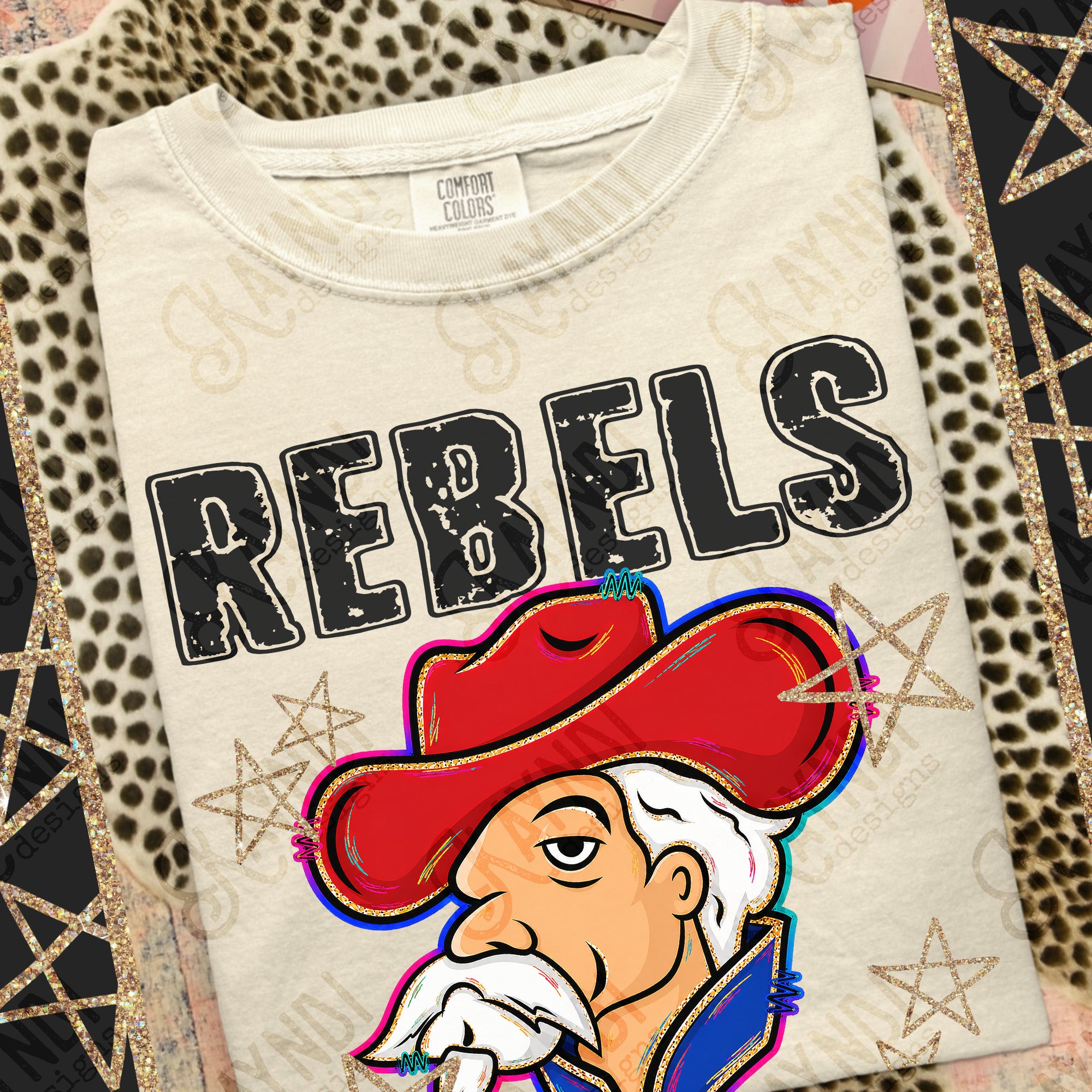 Grunge Varsity Rebels 2 mockup