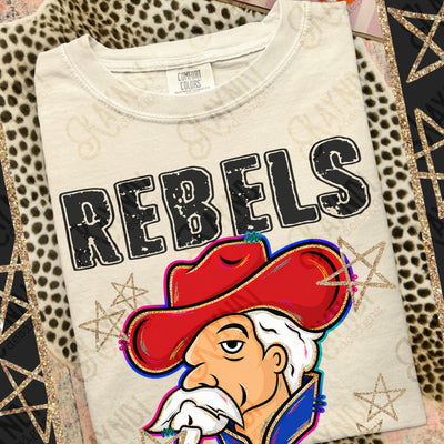 Grunge Varsity Rebels 2 mockup